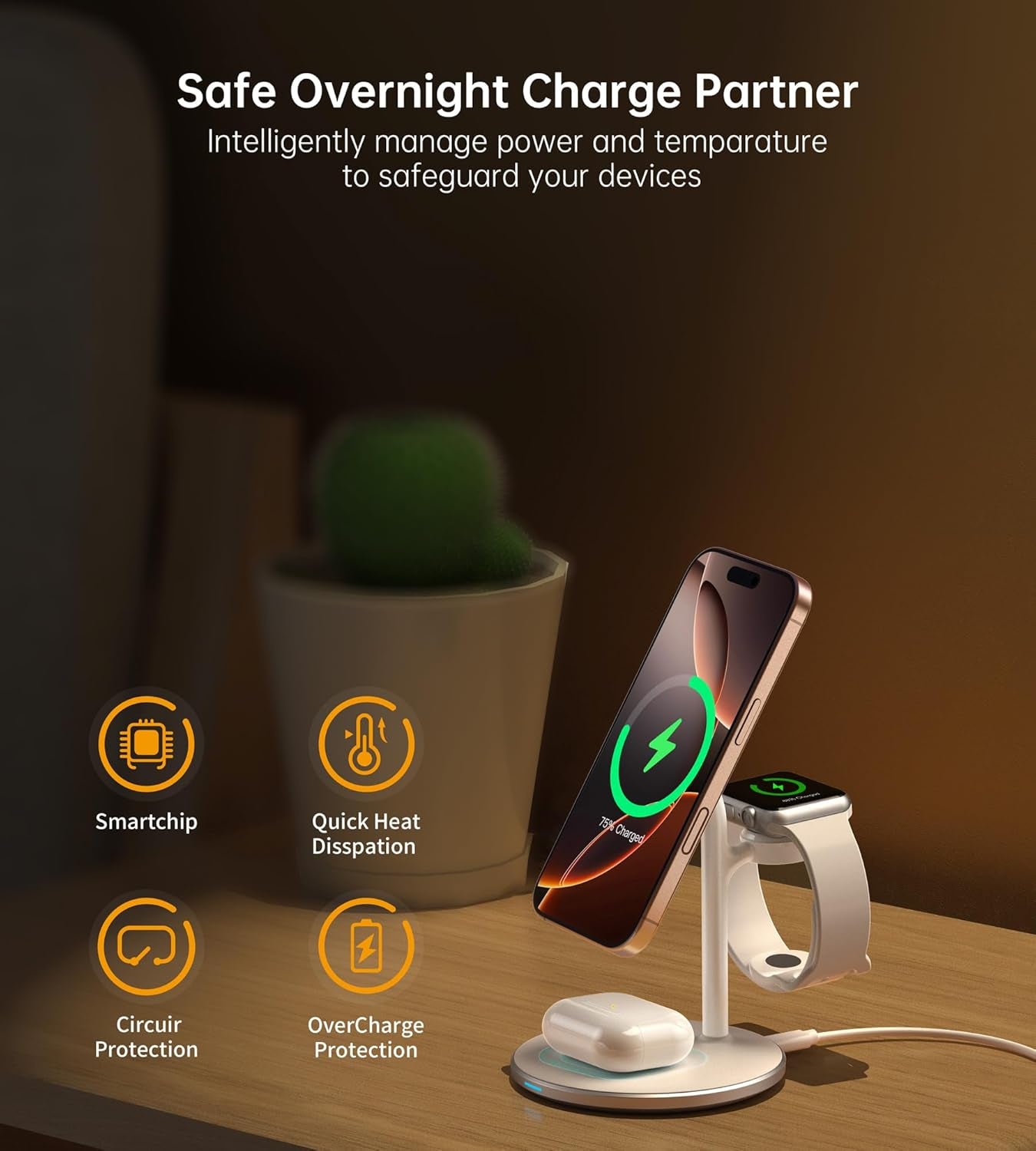 3 in 1 Wireless Charging 