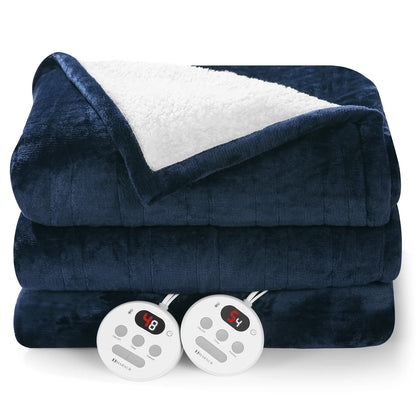 Kingsize soft heated blanket