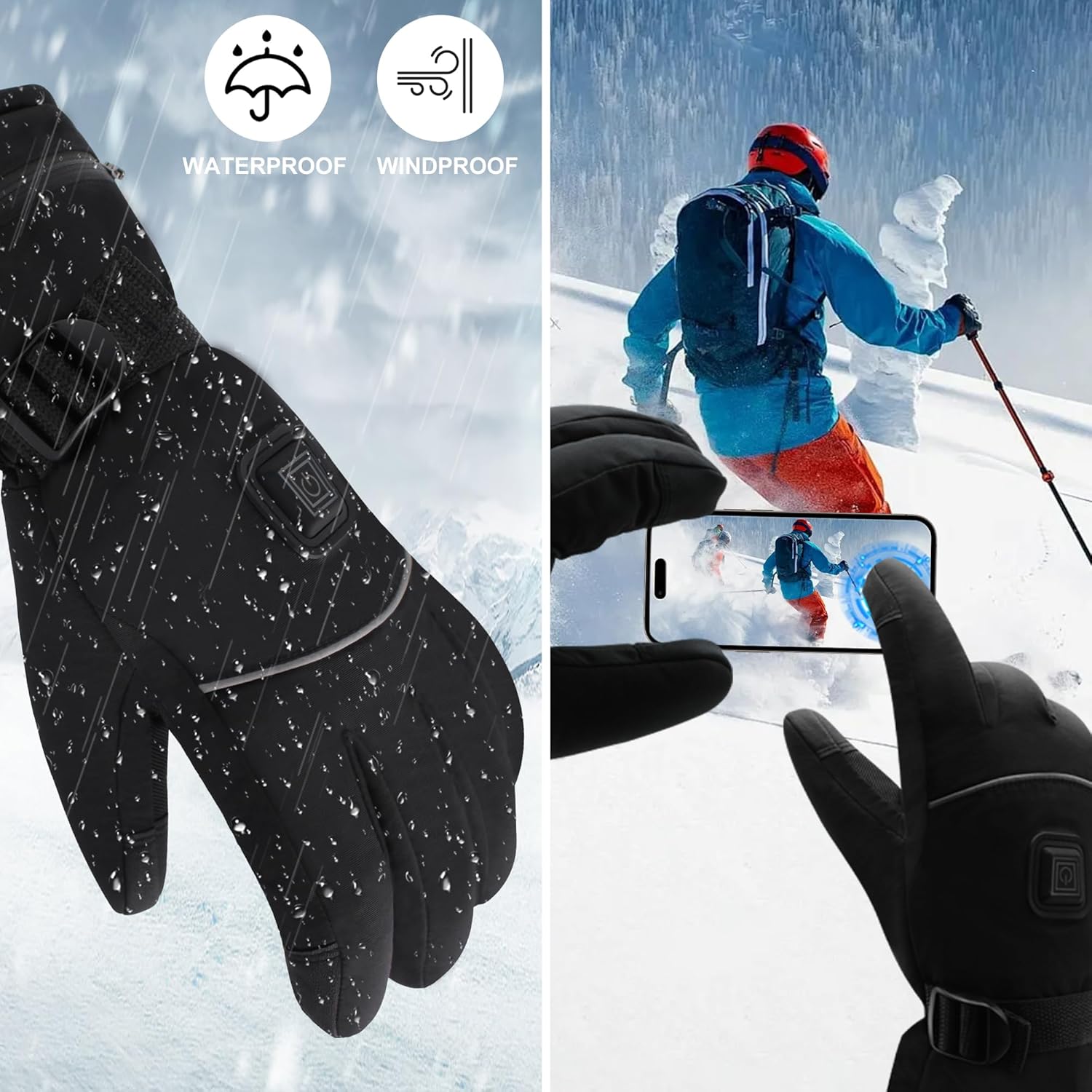 Heated Gloves [ waterproof ] 