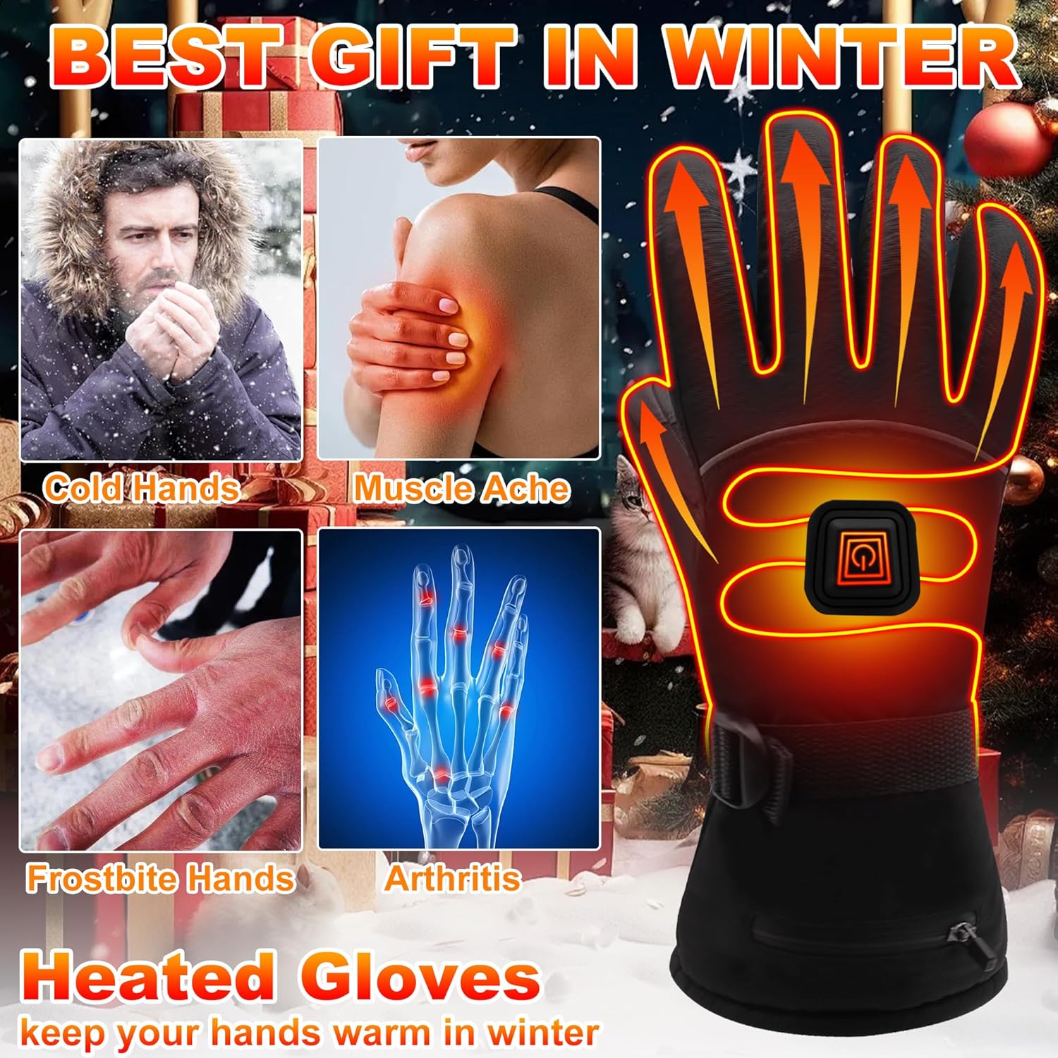 Heated Gloves [ waterproof ] 